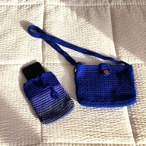 Crochet cross body bag